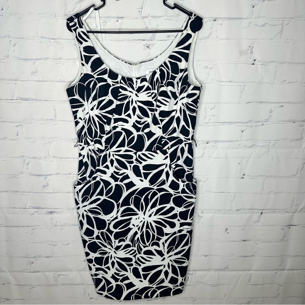 Dress Barn‎ size 12 black & white dress